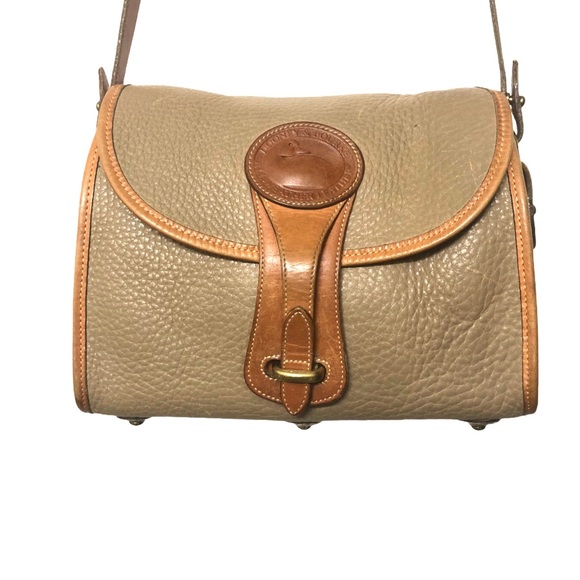 Dooney & Bourke Handbags - Vintage Dooney & Bourke Bag Essex Taupe British